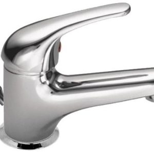 Umyvadlová stojánková baterie s uzávěrem sifonu, klik-klak, chrom, LUNA