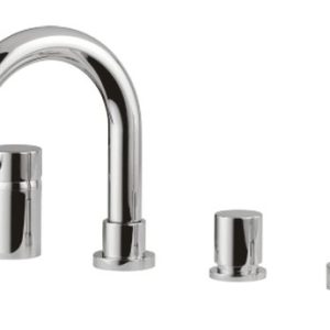 Vanová stojánková 4-dílná baterie, chrom, DITIRAMBO