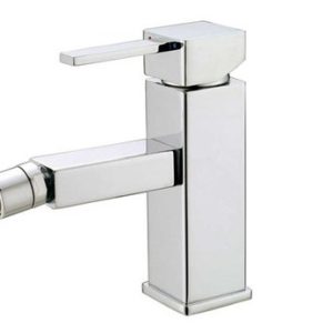 Bidetová stojánková páková baterie s kovovým mech. uzávěrem odpadu QUATTRO (3119)