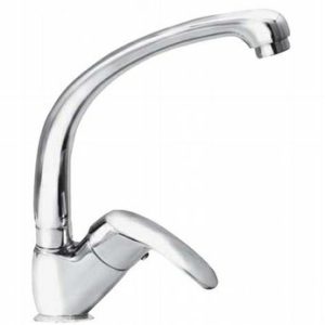 Dřezová stojánková baterie s horním litým ramínkem, chrom, ZORA