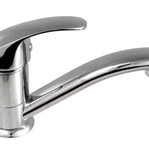 Dřezová stojánková baterie s krátkým ramínkem, chrom – ZORA