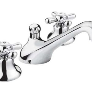 Umyvadlová stojánková 3-dílná, chrom, DORIAN