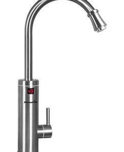 HomeLife Inox Digital dřezová baterie s elektrickým ohřevem vody, nerezová ocel