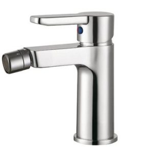 Bidetová stojánková páková baterie s plastovým mechan. uzávěrem odpadu COLONNA (3119-AGPL)