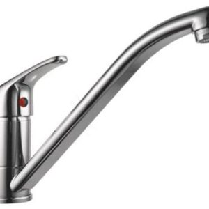 Dřezová stojánková baterie, klik-klak, chrom, LUNA