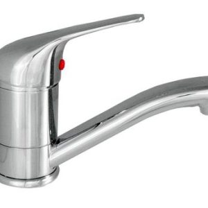 Dřezová stojánková baterie s krátkým ramínkem, chrom – FORUM