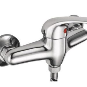 Sprchová stěnová baterie bez příslušenství, rozteč 150 mm, klik-klak, chrom, LUNA