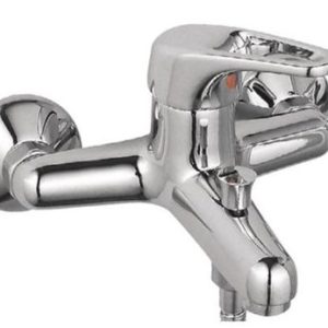 Vanová stěnová baterie bez příslušenství, rozteč 150 mm, klik-klak, chrom, MARS