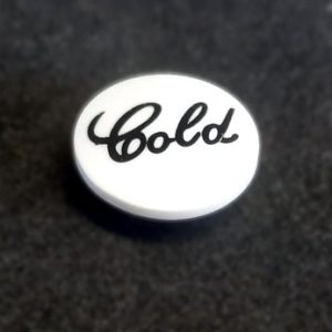 Označovat pro baterii EPOCA, studený "COLD"