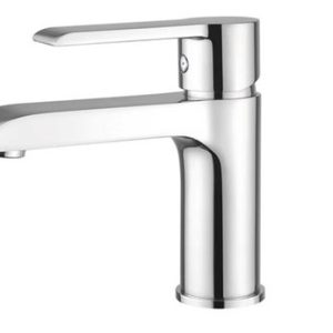 Umyvadlová stojánková baterie s prodlouženým ramínkem bez uzávěru sifonu, chrom – VENTURA