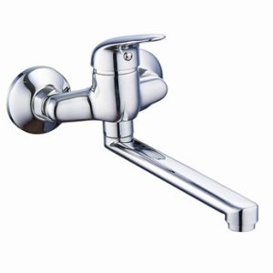 Dřezová stěnová baterie, rozteč 100 mm, ramínko 200 mm, PLUTO