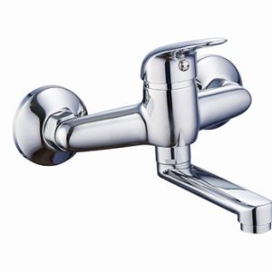 Dřezová stěnová baterie, rozteč 150 mm, ramínko 120 mm, PLUTO