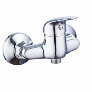 Sprchová stěnová baterie bez sprchové sady, rozteč 100 mm, PLUTO