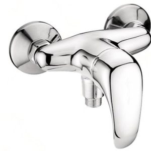 Sprchová stěnová baterie bez příslušenství, rozteč 100 mm, klik-klak, chrom, PERLA