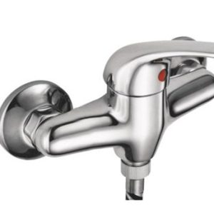 Sprchová stěnová baterie bez příslušenství, rozteč 100 mm, klik-klak, chrom, LUNA