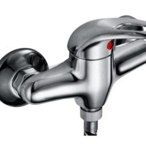 Sprchová stěnová baterie bez příslušenství, rozteč 100 mm, klik-klak, chrom, MOON