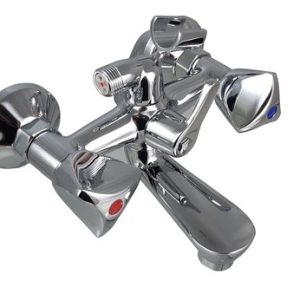 Vanová stěnová kohoutková baterie bez příslušenství, rozteč 150 mm-chrom, MADISON