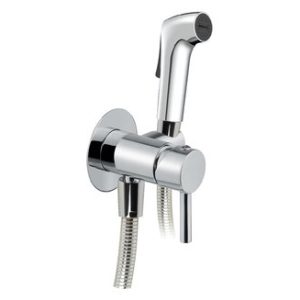 Bidetová podomítková baterie se sprškou, chrom