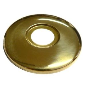 Krycí růžice pro zahradní ventily -1/2", leštěná MOSAZ