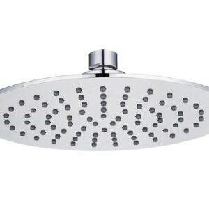 Pevná sprcha průměr 200 mm s regulátorem průtoku, plast-chrom, THIN