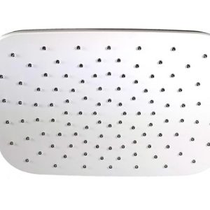 Pevná sprcha 200x280 mm, plast-chrom/bílá, VENTURA