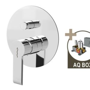 Podomítková sprchová baterie pro 2 odběrná místa, s AQ-boxem, VENTURA