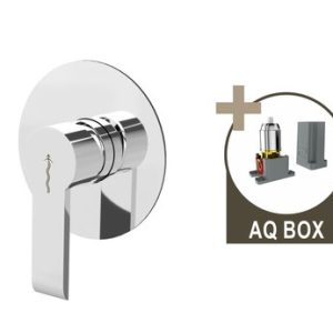 Podomítková sprchová baterie pro 1 odběrné místo, s AQ-boxem, VENTURA