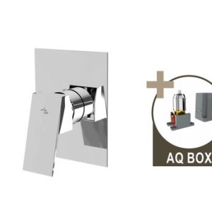 Podomítková sprchová baterie pro 1 odběrné místo, s AQ-boxem (06), CINQUE