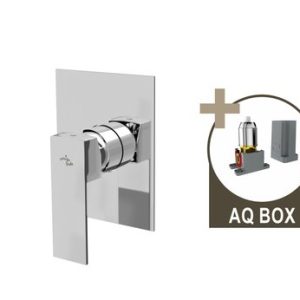 Podomítková sprchová baterie pro 1 odběrné místo, s AQ-boxem, DOCKS