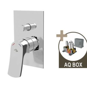 Podomítková sprchová baterie pro 2 odběrná místa, s AQ-boxem (066), GALLERIA