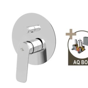 Podomítková sprchová baterie pro 2 odběrná místa, s AQ-boxem, LAGUNA