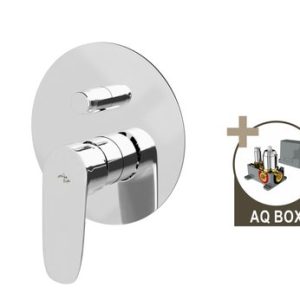 Podomítková sprchová baterie pro 2 odběrná místa, s AQ-boxem, DAKOTA