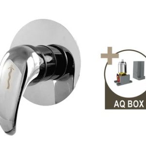 Podomítková sprchová baterie pro 1 místo, s AQ-boxem, bez kartuše KLIK, PERLA