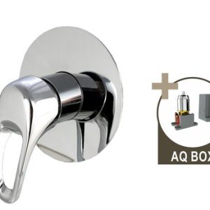 Sprchová podomítková baterie pro 1 odběrné místo, s AQ boxem, bez kartuše KLIK, MARS