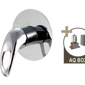 Sprchová podomítková baterie pro 1 odběrné místo, s AQ boxem, bez kartuše KLIK, MOON