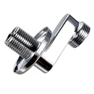 Etážka vnější s krycí růžicí (připoj. armatura k baterii), 40mm, chrom