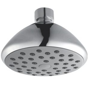 1-pol. pevná sprcha, průměr 100 mm, chrom/šedá, plast, VICO