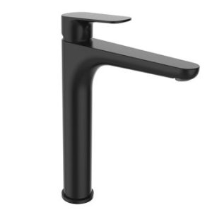 Umyvadlová stojánková baterie vysoká, bez odtokové garnitury, černá, DAKOTA