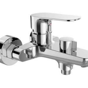 Vanová stěnová baterie bez sprchové sady, keramický přepínač, rozteč 100mm, DAKOTA