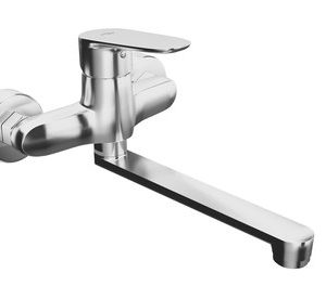 Dřezová stěnová baterie, lité rovné ramínko, rozteč 150mm, DAKOTA