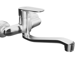 Dřezová stěnová baterie, lité "Z" ramínko, rozteč 150mm, DAKOTA