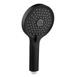 3-polohová ruční sprcha, průměr 130mm, černá mat, ISOLLAZ