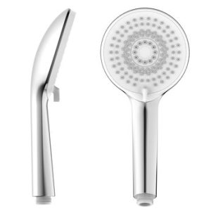 4-polohová ruční sprcha, průměr 110mm, chrom-bílá mat, AMOLA