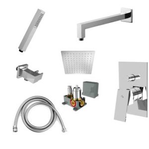 Sprchový set s podomítkovou vanovou baterií,CINQUE