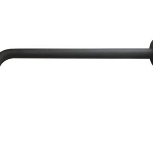 Black, rameno pevné sprchy, délka 400 mm, kovové, ROUND