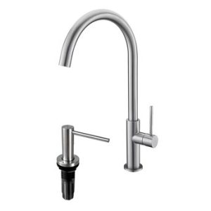 Kuchyňský set baterie STEEL DUI a dávkovače SLIM