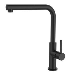 Dřezová stojánková baterie s výsuvnou sprchou, matt black, PULL 6