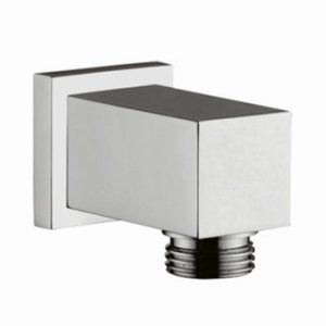 Stěnová přípojka pro sprchovou hadici, kovová, QUAD