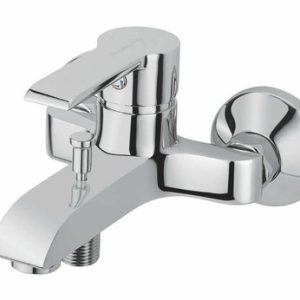 Vanová stěnová baterie bez příslušenství, rozteč 150 mm, chrom – VENTURA