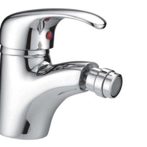 Bidetová stojánková baterie s uzávěrem sifonu, klik-klak, chrom, PERLA